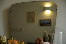 Load image into Gallery viewer, SOLD Luxury Upcycled Bright Green Dressing Table with mirror and beautiful leaf decoupage drawer fronts