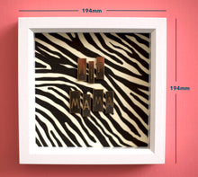 Load image into Gallery viewer, Wonderfully Unique Wall Art by Scrabble Bandit: 'Hip Mama' from their Limited edition Brass Collection