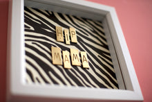 Load image into Gallery viewer, Wonderfully Unique Wall Art by Scrabble Bandit: 'Hip Mama' from their Limited edition Brass Collection