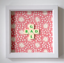 Load image into Gallery viewer, Wonderfully Unique Wall Art by Scrabble Bandit: 'BAD GAL'