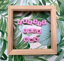 Load image into Gallery viewer, Personalised, bespoke Scrabble Art