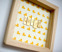 Load image into Gallery viewer, Wonderfully Unique Wall Art by Scrabble Bandit: 'Quak?' from their Limited edition Brass Collection