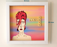 Load image into Gallery viewer, Bowie: Let&#39;s Dance by Scrabble Bandit
