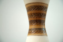 Load image into Gallery viewer, Mid-century Retro Brown &amp; White German Pottery Vase
