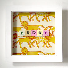 Load image into Gallery viewer, Wonderfully Unique Wall Art by Scrabble Bandit: &#39;BUDDY&#39;
