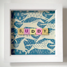 Load image into Gallery viewer, Wonderfully Unique Wall Art by Scrabble Bandit: &#39;BUDDY&#39;
