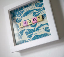 Load image into Gallery viewer, Wonderfully Unique Wall Art by Scrabble Bandit: &#39;BUDDY&#39;
