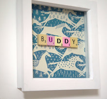 Load image into Gallery viewer, Wonderfully Unique Wall Art by Scrabble Bandit: &#39;BUDDY&#39;
