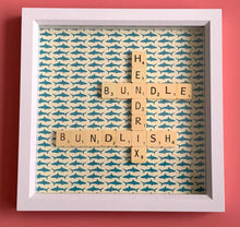 Load image into Gallery viewer, Personalised, bespoke Scrabble Art 
