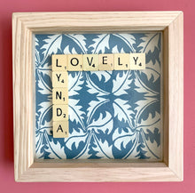 Load image into Gallery viewer, Personalised, bespoke Scrabble Art 
