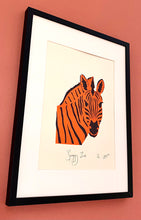 Load image into Gallery viewer, Framed Screen Print: &#39;Swaggy Zee&#39; by Jessie Burn
