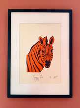 Load image into Gallery viewer, Framed Screen Print: &#39;Swaggy Zee&#39; by Jessie Burn
